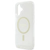 Guess GUHMP16SHFGERET IML Glitter Circle MagSafe Hardcase for iPhone 16 6.1"