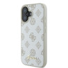 Guess GUHMP16SPGPYSH iPhone 16 6.1" hardcase Peony Script Logo MagSafe / white