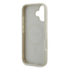 Guess GUHMP16SPGPYSH iPhone 16 6.1" hardcase Peony Script Logo MagSafe / white