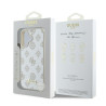 Guess GUHMP16SPGPYSH iPhone 16 6.1" hardcase Peony Script Logo MagSafe / white