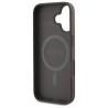 Guess GUHMP16SPGPYSW Hardcase Peony Script MagSafe for iPhone 16 6.1" / brown