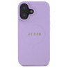 Guess GUHMP16SPSAHMCU Hardcase Saffiano MagSafe for iPhone 16 6.1" / purple