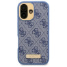 Guess GUHMP16SU4GPRB Hardcase 4G Logo Plate MagSafe for iPhone 16 6.1" / blue