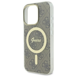 Guess GUHMP16XH4STW Hardcase IML 4G MagSafe for iPhone 16 Pro Max 6.9" / brown