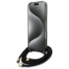 Guess GUHMP16XHCTSGNSK Crossbody Cord Script MagSafe Hardcase for iPhone 16 Pro Max 6.9" / black