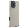 Guess GUHMP16XPGHSMME Hardcase Grained Ring MagSafe for iPhone 16 Pro Max 6.9" / beige