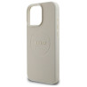 Guess GUHMP16XPGHSMME Hardcase Grained Ring MagSafe for iPhone 16 Pro Max 6.9" / beige