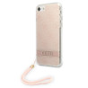 Guess GUOHCI8H4STP Hardcase 4G Print Strap for iPhone SE 2022 / SE2020 / 7 / 8 / pink