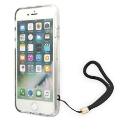 Guess GUOHCI8H4STW Hardcase 4G Print Strap for iPhone SE 2022 / SE2020 / 7 / 8 / brown