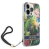 Guess GUOHCP14LHFLSB Flower Strap Hardcase for iPhone 14 Pro 6,1" / blue