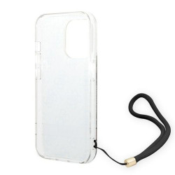 Guess GUOHCP14XH4STW Hardcase 4G Print Strap for iPhone 14 Pro Max 6,7" / brown