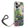 Guess GUOHCP14XHFLSB Flower Strap Hardcase for iPhone 14 Pro Max 6,7" / blue