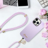 Guess GUOUCNMG4EU Universal CBDY Cord strap lilac Nylon 4G Metal Charm