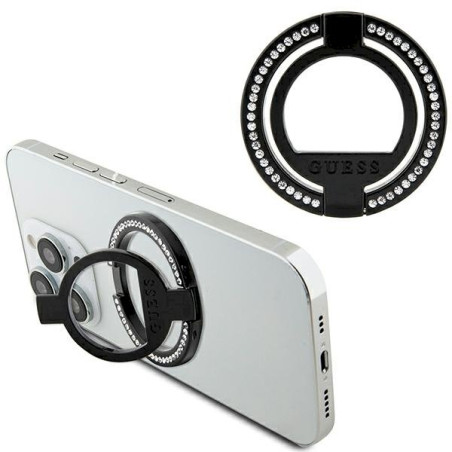 Guess MagSafe Ring stand black Rhinestone