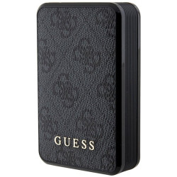 Guess Powerbank 18W GUPB10DP4GEGK 10000mAh 4G Leather Metal Logo / black