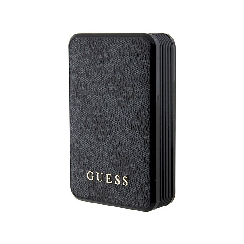 Guess Powerbank 18W GUPB10DP4GEGK 10000mAh 4G Leather Metal Logo / black