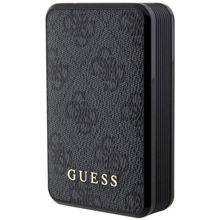 Guess Powerbank 18W GUPB10DP4GEGK 10000mAh 4G Leather Metal Logo / black