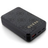Guess Powerbank 18W GUPB10DP4GEGK 10000mAh 4G Leather Metal Logo / black