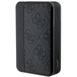Guess Powerbank 18W GUPB10DP4GEGK 10000mAh 4G Leather Metal Logo / black
