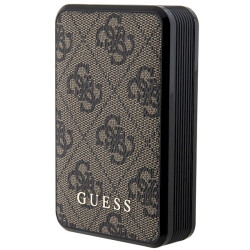 Guess Powerbank 18W GUPB10DP4GEGW 10000mAh 4G Leather Metal Logo / brown