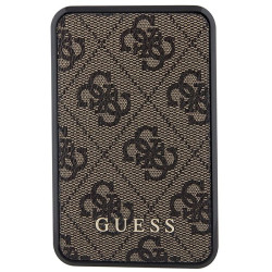 Guess Powerbank 18W GUPB10DP4GEGW 10000mAh 4G Leather Metal Logo / brown