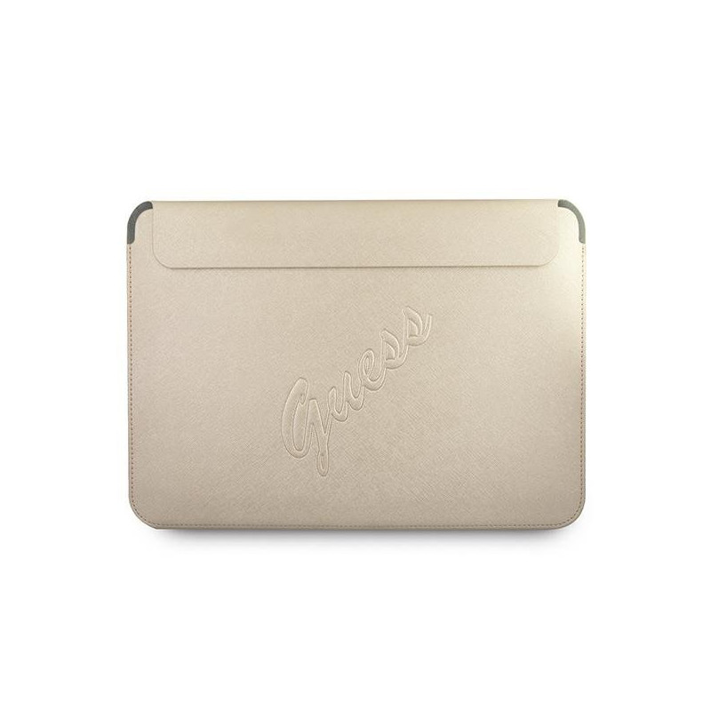 Guess Sleeve GUCS13PUSASLG 13" Saffiano Script / gold