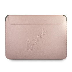 Guess Sleeve GUCS13PUSASPI 13" / pink Saffiano Script