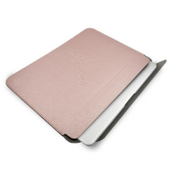 Guess Sleeve GUCS13PUSASPI 13" / pink Saffiano Script