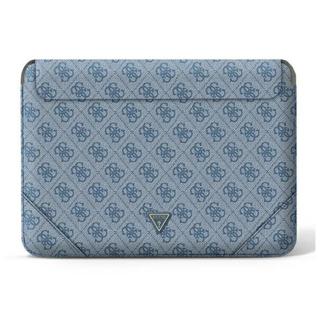 Guess Sleeve GUCS14P4TB 13/14" / blue 4G Uptown Triangle logo