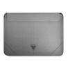 Guess Sleeve GUCS14PSATLG 13/14" silver Saffiano Triangle Logo