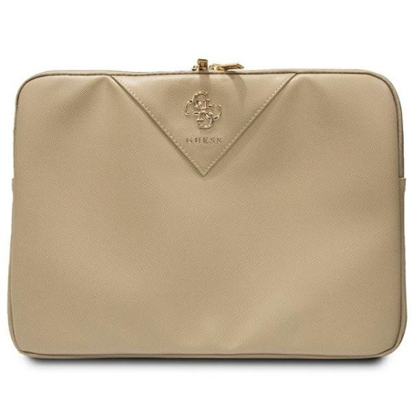 Guess Sleeve GUCS14ZPGSTEGD 14" light gold Triangle 4G