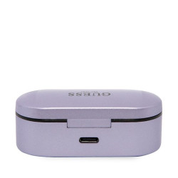 Guess GUTWST31EG TWS Bluetooth headphones + docking station / purple/purple