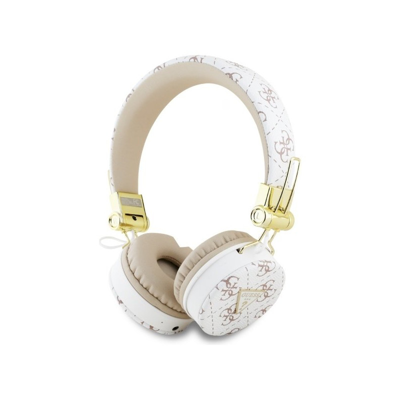 Guess Over-Ear Bluetooth Headphones ENC GUBH70E4PTMH 4G Triangle Round Shape / white