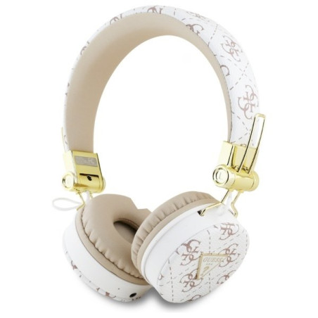 Guess Over-Ear Bluetooth Headphones ENC GUBH70E4PTMH 4G Triangle Round Shape / white