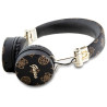 Guess Over-Ear Bluetooth Headphones ENC black Peony Script Round Shape