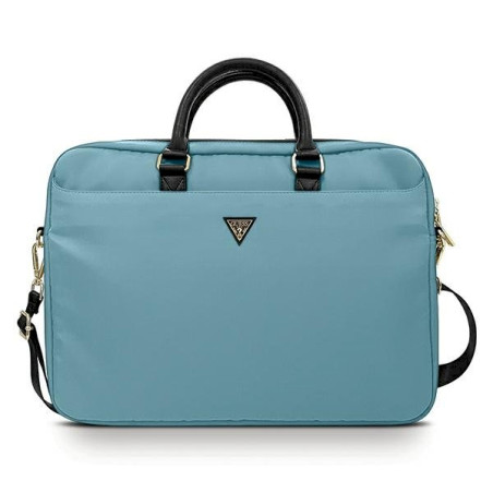 Guess GUCB15NTMLLB 16" Nylon Triangle Logo Bag / blue