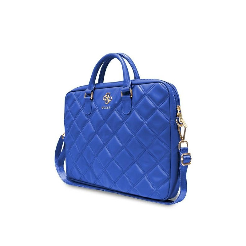 Guess Bag GUCB15ZPSQSSGB 16" blue Quilted 4G