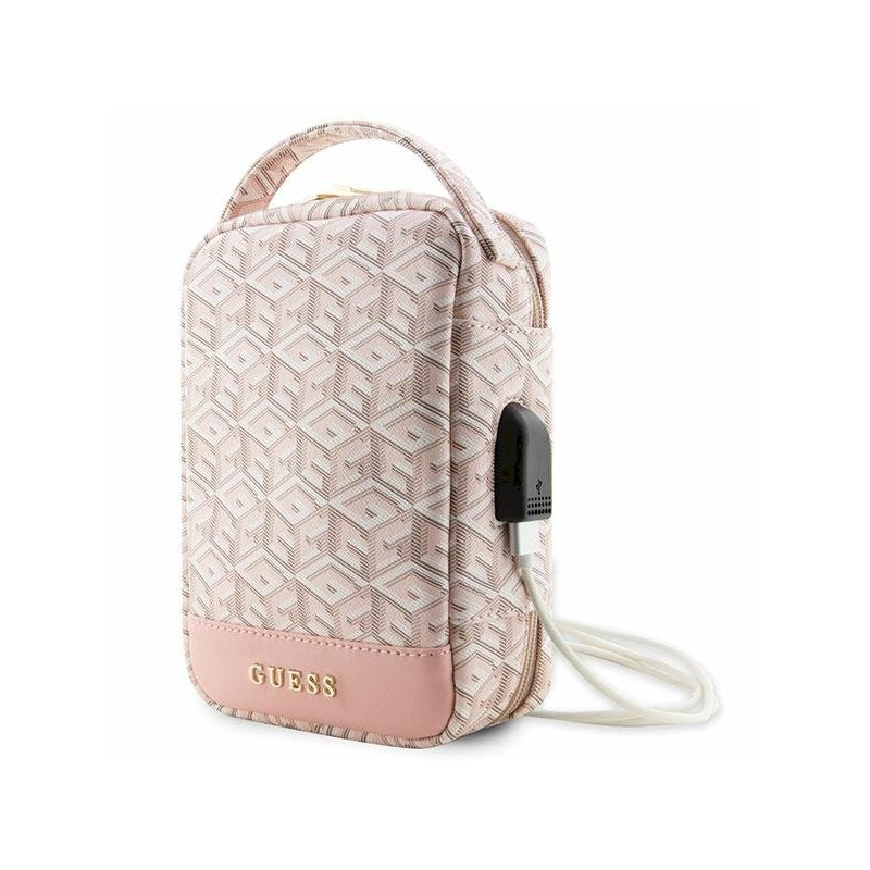 Guess Bag GUHBHGCFSEP Organize pink GCube Stripe