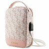 Guess Bag GUHBHGCFSEP Organize pink GCube Stripe