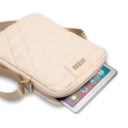 Guess Bag GUTB10QLPK 10" pinkQuilted Tablet Bag