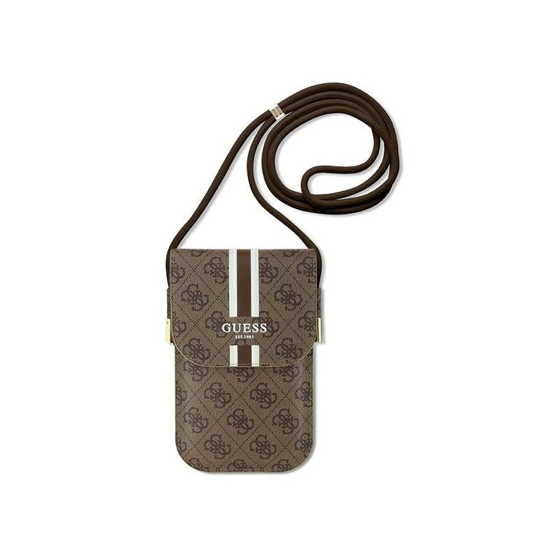 Guess Handbag GUOWBP4RPSW 4G Stripes / brown
