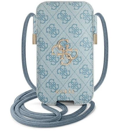 Guess Torebka GUPHL4GMGBL 6,7" blue hardcase 4G Big Metal Logo