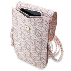 Guess Bag GCube Stripe / pink