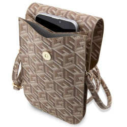 Guess Handbag GUWBHGCFSEW GCube Stripe / brown