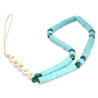 Guess Phone Strap GUSTPEARP Heishi Beads / blue