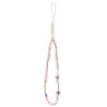 Guess Phone Strap GUSTSHPP Beads Shell / pink