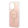 Guess Set GUBPP13LH4EACSP Case+ Charger for iPhone 13 Pro / pink