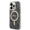 Guess Set GUBPP14LH4EACSK Case+ Charger for iPhone 14 Pro 6,1" / black