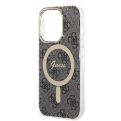 Guess Set GUBPP14LH4EACSK Case+ Charger for iPhone 14 Pro 6,1" / black