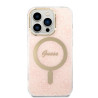 Guess Set GUBPP14LH4EACSP Case+ Charger for iPhone 14 Pro 6,1" / pink